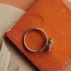 Elegant oval ring with a refined prong setting