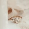 925 Sterling Silver ring with an oval centre stone design