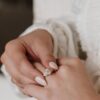Classic ring design with a clean oval-shaped centre stone