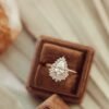 925 Sterling Silver  Diamond Pear Ring - Image 3