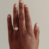 Sterling silver ring with premium CZ sparkle