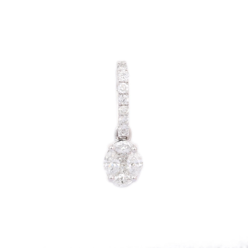 925 Sterling Silver Diamond Pendant
