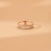 Diamond Pillars Ring with a bold, sculptural 5.5 mm profile