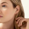 Diamond-style CZ stones in a neat pave plotline setting