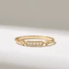 925 Sterling Silver Diamond Princess Band Ring - Image 2