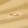 925 Sterling Silver Diamond Ribbed Ring - Image 4