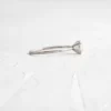 925 Sterling Silver Diamond Ring, 0.7ct. Round Cut Diamond Ring - Image 3