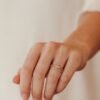 925 sterling silver ring with premium CZ diamond detail