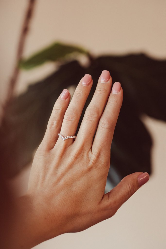 925 Sterling Silver Diamond Ring