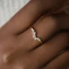 Refined ring with simple, versatile styling