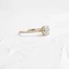 Delicate ring with a clean, refined profile and bright finish