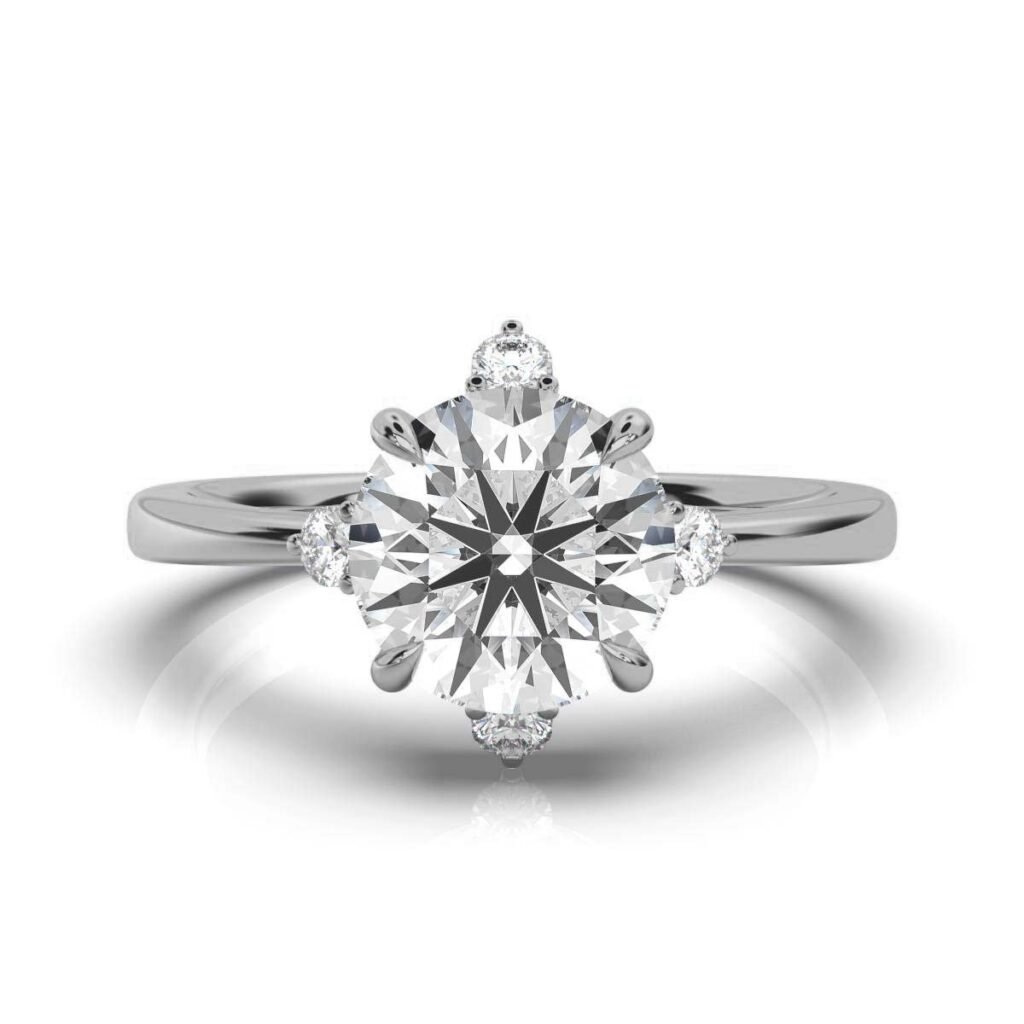 925 Sterling Silver Diamond Ring