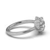 Elegant ring with 2 mm band and refined proportions