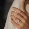 Gold-plated sterling silver ring with a polished band