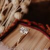 Classic solitaire ring with a clean, minimal silhouette