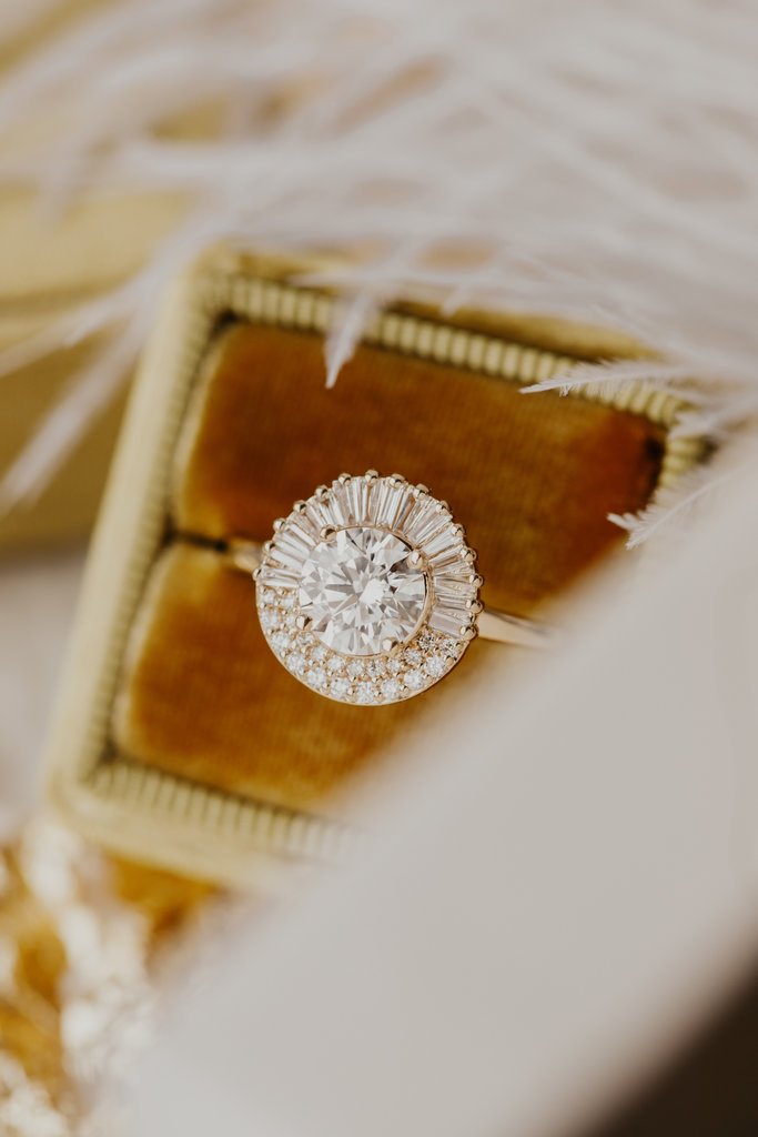 925 Sterling Silver Diamond Round Brilliant Ring