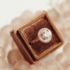 925 sterling silver ring featuring a premium CZ diamond