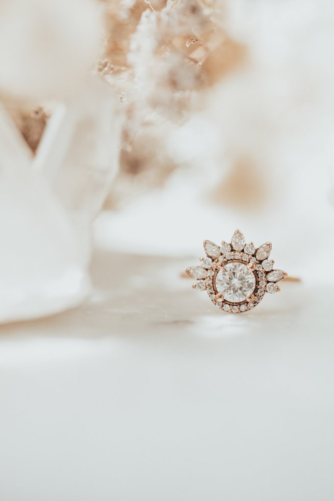 925 Sterling Silver Diamond Round Brilliant Ring