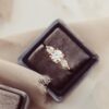 925 Sterling Silver Diamond Round Ring - Image 3