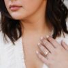 925 Sterling Silver Diamond Round Ring - Image 8