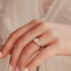 925 Sterling Silver Diamond Round Ring - Image 9