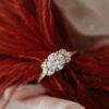 925 Sterling Silver Diamond Round Ring - Image 2