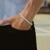 925 Sterling Silver Diamond Round Tennis Bracelet - Image 4