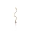 925 Sterling Silver Diamond Serpent Snake