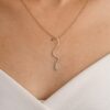 925 Sterling Silver Diamond Serpent Snake - Image 5