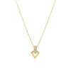 925 Sterling Silver Diamond Shaped Necklace