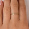 925 Sterling Silver Diamond Sideways Cross Ring - Image 3