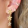 Ear cuff featuring a single premium CZ diamond accent