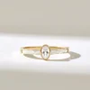 925 Sterling Silver Diamond Snake Ring - Image 2