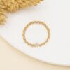 925 Sterling Silver Diamond Star Chain Ring - Image 2