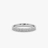 925 Sterling Silver Diamond Starburst Eternity Ring - Image 2