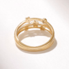 Sterling silver star ring designed for stacking or solo wear