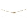 925 Sterling Silver Diamond Studded Tiny Cross Necklace - Image 4