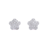 925 Sterling Silver Diamond Studs Earrings
