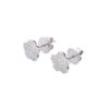 925 Sterling Silver Diamond Studs Earrings - Image 3