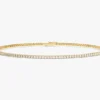 Tennis bracelet with pave-set Premium CZ diamond stones
