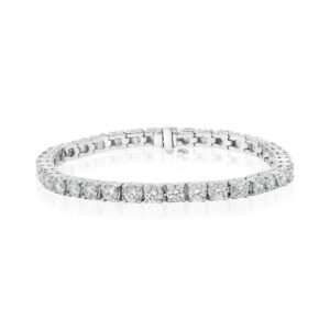 925 Sterling Silver Diamond Tennis Bracelet , Diamond bracelet