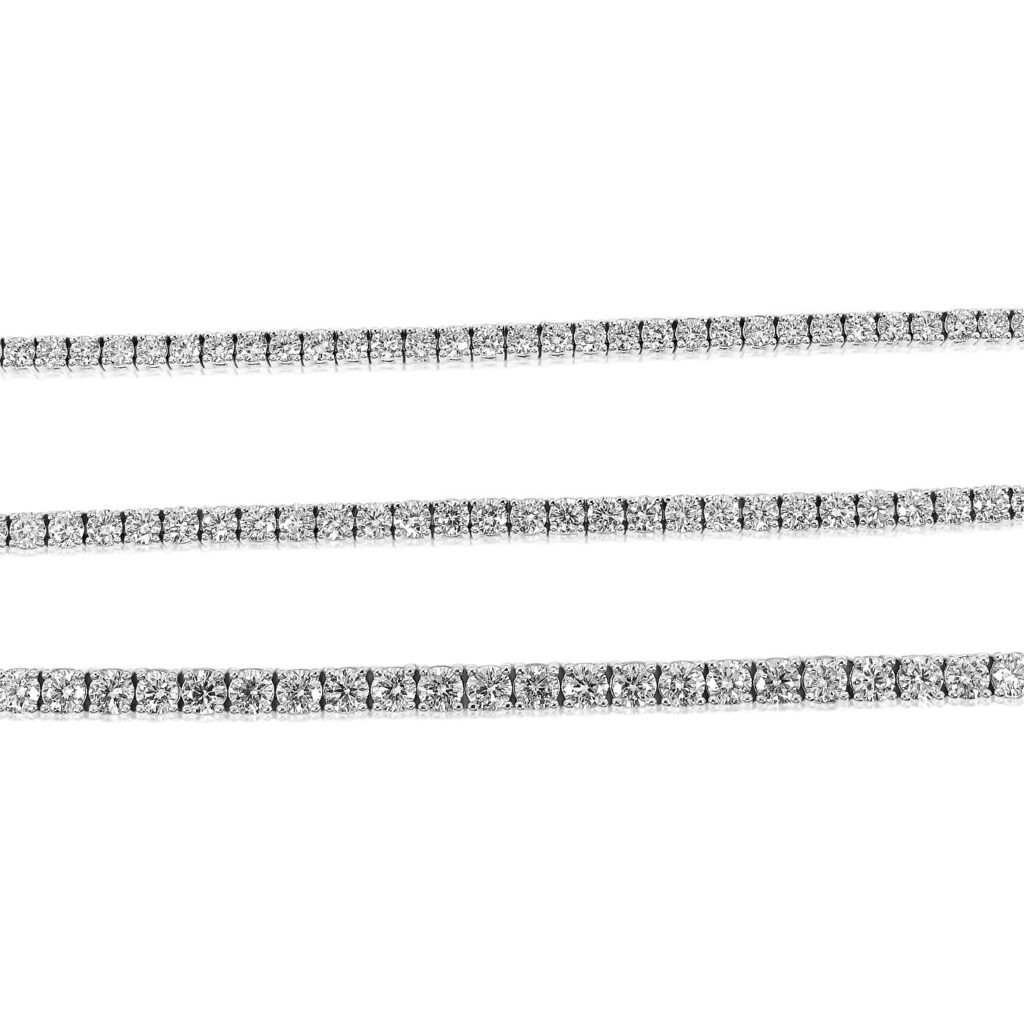 925 Sterling Silver Diamond Tennis Bracelet