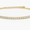 925 Sterling Silver Diamond Tennis Bracelet - Image 3