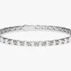 925 Sterling Silver Diamond Tennis Diamond Bracelet For Women - Image 4