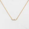 925 sterling silver necklace with trivet-inspired design