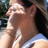 Tennis bangle with Premium CZ diamond pave setting