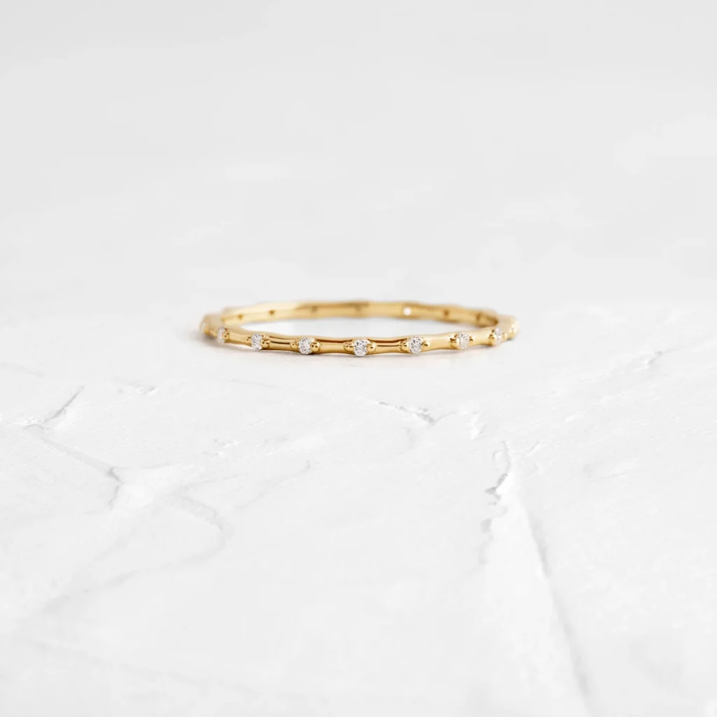 925 Sterling Silver Diamond Upon a Star Band