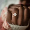 925 Sterling Silver Diamond Upon a Star Band - Image 5