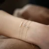925 Sterling Silver bracelet featuring a wishbone charm design