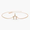 Stylish wishbone charm bracelet for daily wear or occasions